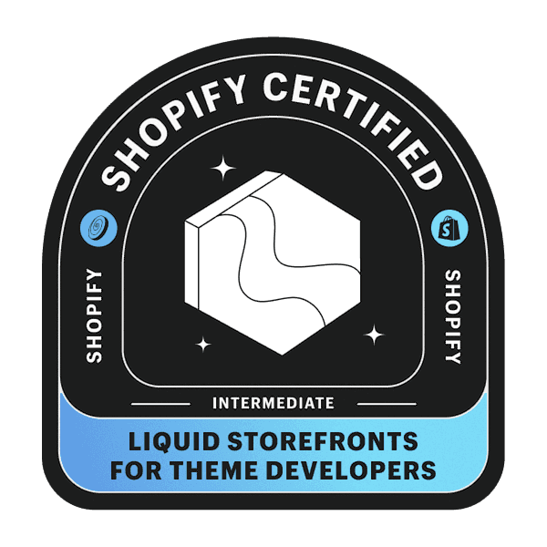 Shopify Storefront Certified